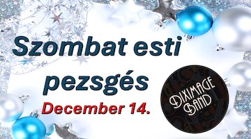 SZOMBAT esti pezsgés a Dráva Hotelben 2024.12.14.-12.15.